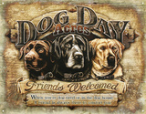 Dog Day Acres Emaille bord
