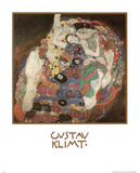 Die Jugfrau Abstract Prints by Gustav Klimt