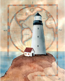 Lighthouse Ocean motivational Posters