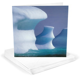 Iceburg Greeting Cards 12 Per Package Conjuntos de cartões de notas