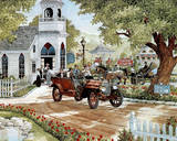 Model A Red Car Posters