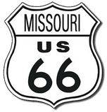 Route 66 Missouri Highway Road Tin Sign