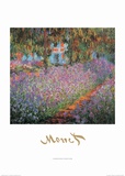 Monet's Garden at Giverny Poster von Claude Monet