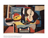 Mandolin and Guitar Poster par Pablo Picasso