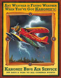 Kahonee Bros Air Service Cartel de chapa Kahonee Bros Air Service Cartel de chapa