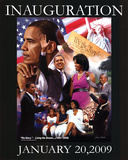President Barack Obama Inauguration Gregory Print