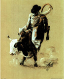 Cowboy Rodeo (Bull Riding no.  1) Posters