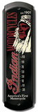 Indian Motorcycles Indoor/Outdoor Thermometer Plaque en métal