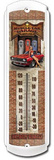 Muscle Car Garage Indoor/Outdoor Thermometer Plaque en métal