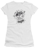 Juniors: The Dark Knight Rises - Penciled Knight T-shirts