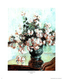 Chrysanthemums Posters by Claude Monet