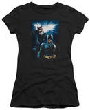 Juniors: The Dark Knight Rises - Bat & Cat T-Shirt