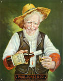 Paul Jones Rye Whiskey Tin Sign