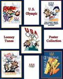 Looney Tunes Olympics Collection 5 Images in One Poster