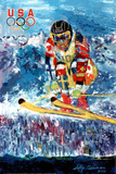 U.S. Olympic Ski Jumper Posters by LeRoy Neiman