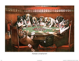 Poker Sympathy Dogs Playing Poker Posters by Cassius Marcellus Coolidge