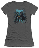 Juniors: The Dark Knight Rises - Blue Crackle T-shirts