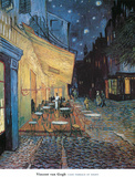 Cafe Terrace on Place du Forum Arles Posters par Vincent van Gogh