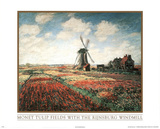 Tulip Fields Prints by Claude Monet