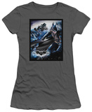 Juniors: The Dark Knight Rises - The Batwing Rises T-shirts