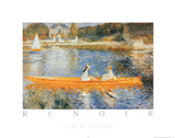 Seine at Asnieres Poster by Pierre-Auguste Renoir