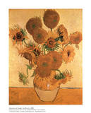 Vase with Fifteen Sunflowers Prints by Vincent van Gogh