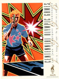 Olympic Table Tennis, c.1996 Atlanta Kunstdrucke von Hiro Yamagata