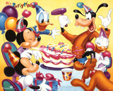 Mickey Mouse and Friends Birthday Party Poster