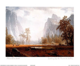 Regard sur la vallée de Yosemite Affiches par Albert Bierstadt