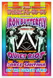 Iron Butterfly and Quiet Riot Whisky-A-Go-Go Los Angeles, c.1979 Prints by Dennis Loren