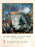 The Spirit of Georgia Atlanta, c.1996 Olympics Posters par William Tolliver