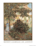 Camille Au Jardin Claude Monet Posters