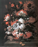 Still Life Of Tulips Prints by Simon Peeterz Verelst