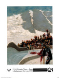 U.S. Olympic Team Luge Lillehammer Norway, c.1994 Print by Mark English