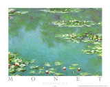 Waterlilies Posters by Claude Monet
