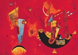 Mit und Gegen Affiches par Wassily Kandinsky