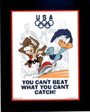 Looney Tunes Olympics Roadrunner & Coyote Kunstdrucke