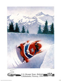 U.S. Olympic Team Bobsled Lillehammer, c.1994 Prints by Frank Steiner