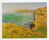Falaise a Varengeville Kunstdruck von Claude Monet