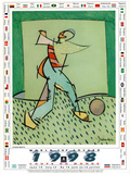1998 World Cup Soccer Flags Prints by Cristobal Gabarron