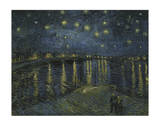 Starry Night Over the Rhone Posters by Vincent van Gogh
