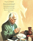 Praying with Jesus blessing Prints