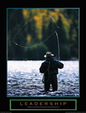 Leadership Fly Fisherman Motivational Posters