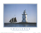 Challenge To Achieve the Possible Lighthouse Motivational Prints