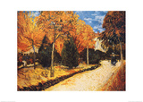 Autumn Garden Prints by Vincent van Gogh