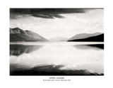 McDonald Lake, Glacier National Park Poster by Ansel Adams