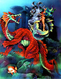 Underwater Dragon Prints by Dan McManis