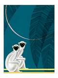 Two Monkeys Prints by Frank Mcintosh