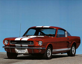 1966 Red Ford Shelby GT 350 Mustang Posters by Ron Kimball
