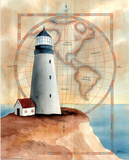 Lighthouse Pacific Ocean Prints